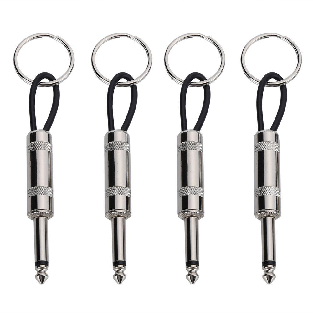 LANFY Key Storage Portable Stainless Steel Gantungan Kunci Keychain Kotak Penyimpanan Kunci Logam Tempat Kunci Gitar