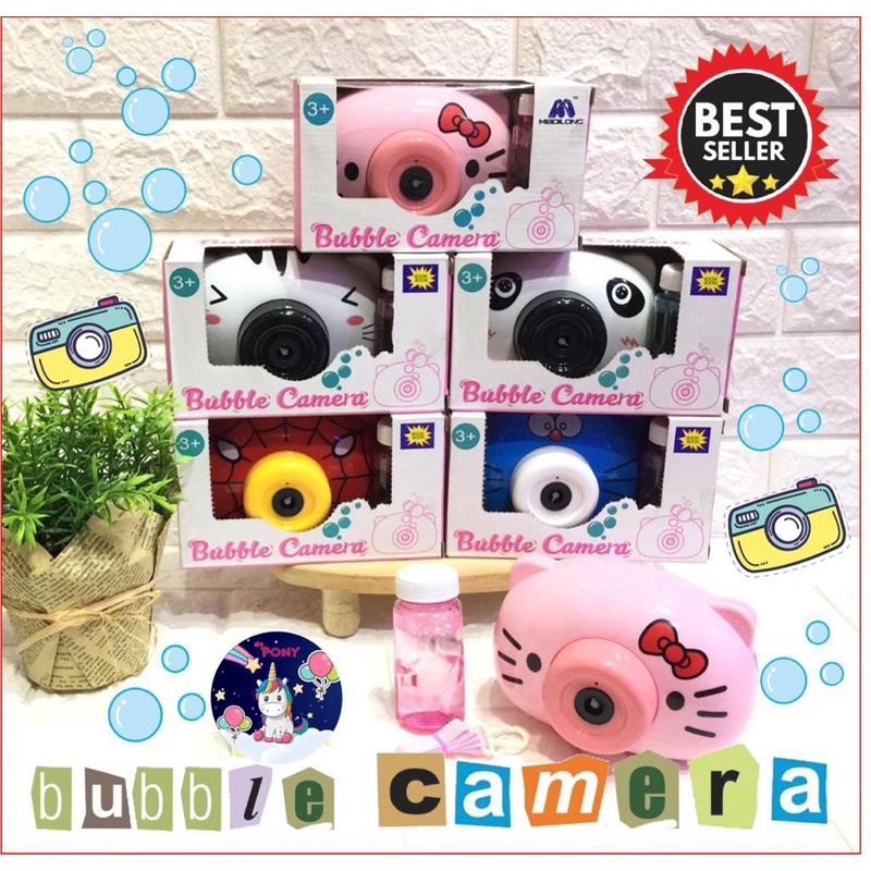 CAMERA BUBBLE/mainan gelembung/kamera bubble/bubble elektrik