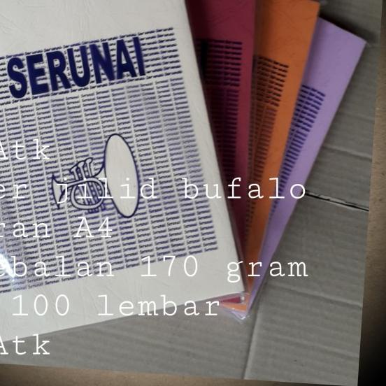 

♞ Kertas Buffalo Serunai Ukuran A4 Isi 100 lembar. - cream ♂