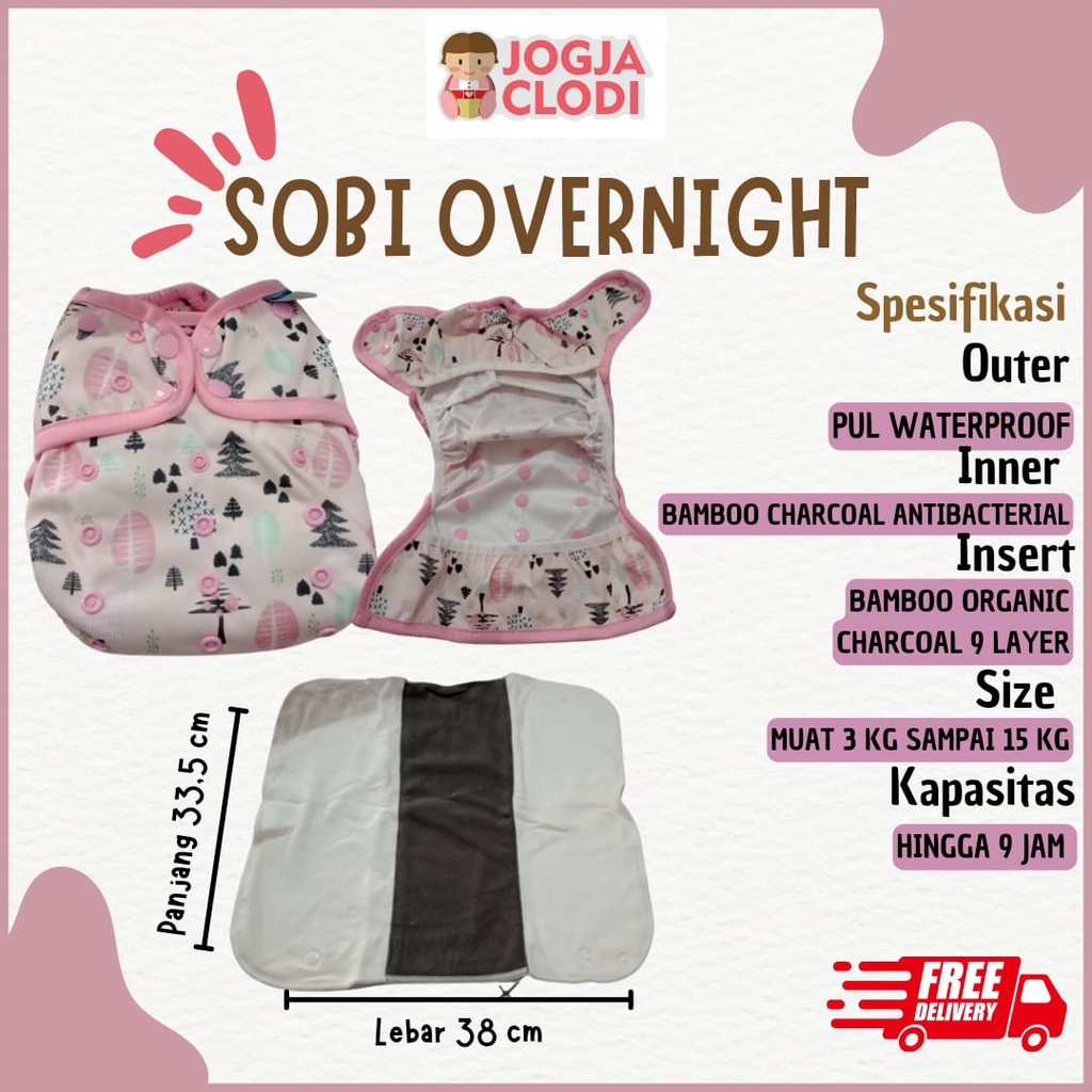 Clodi Sobi Overnight untuk malam hari