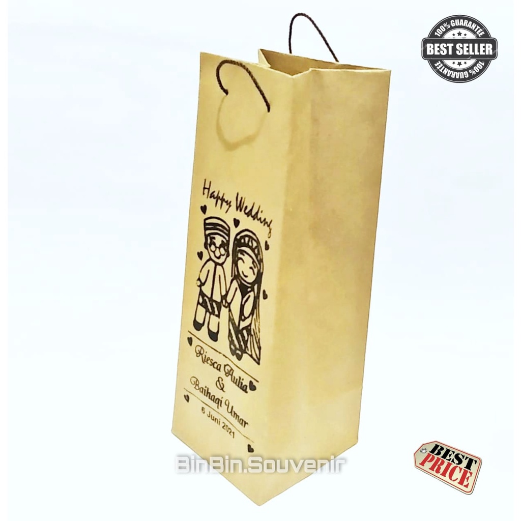 

PAPERBAG 10 x 10 x 20cm TAS KERTAS GOODIEBAG UNTUK WADAH SNAK ACARA PERNIKAHAN ULTAH HAJATAN
