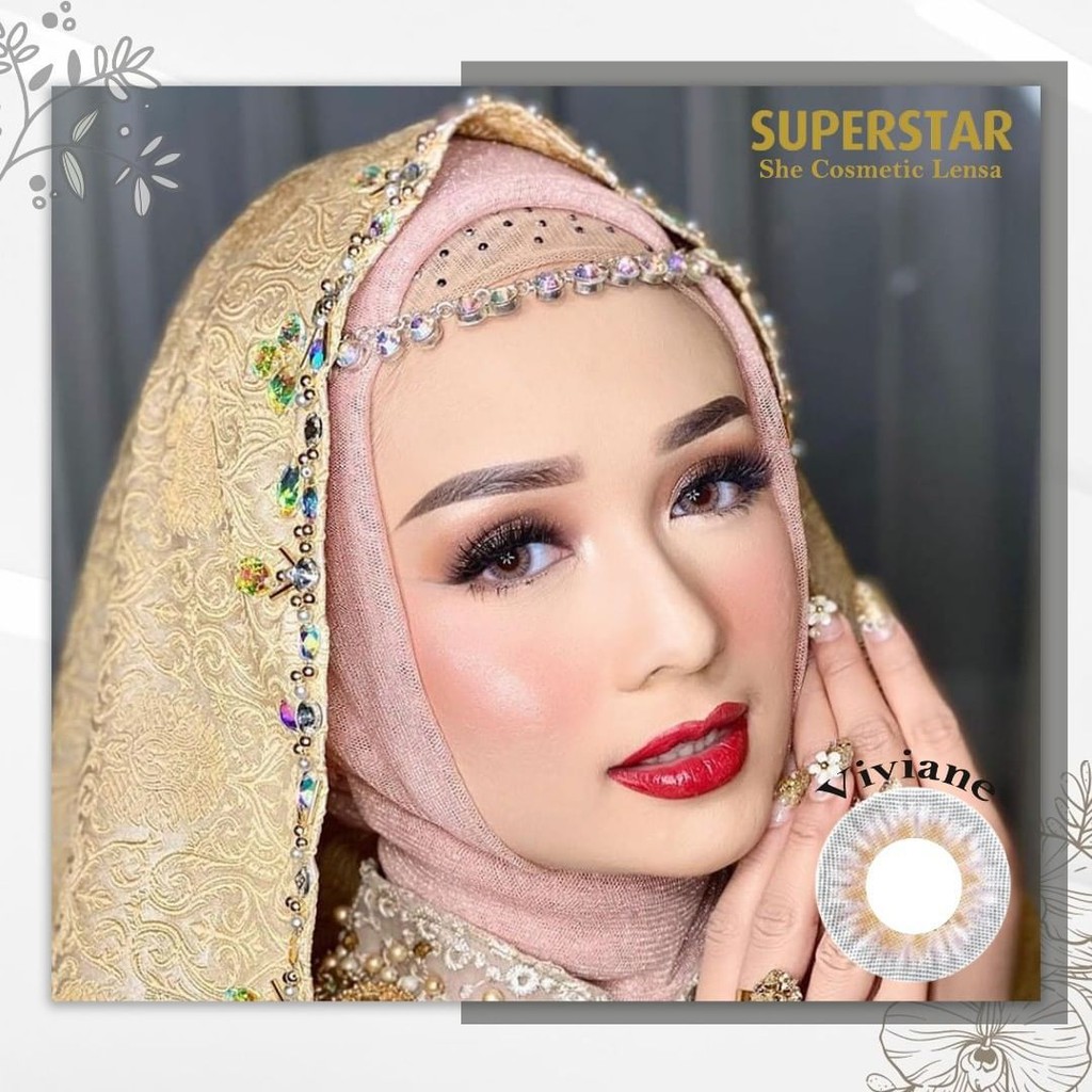 [PILIH LOKAL] Superstar Viviane softlens warna bulanan