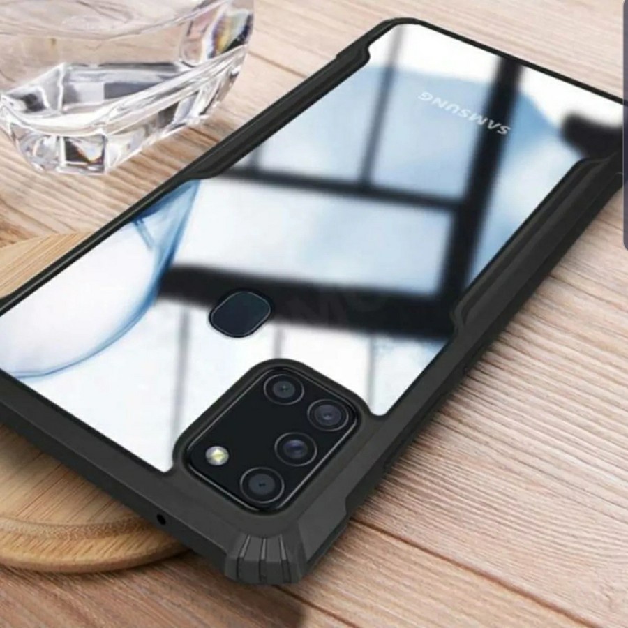 Hardcase Samsung Galaxy A21S Shockproof Transparant Casing Samsung A21S
