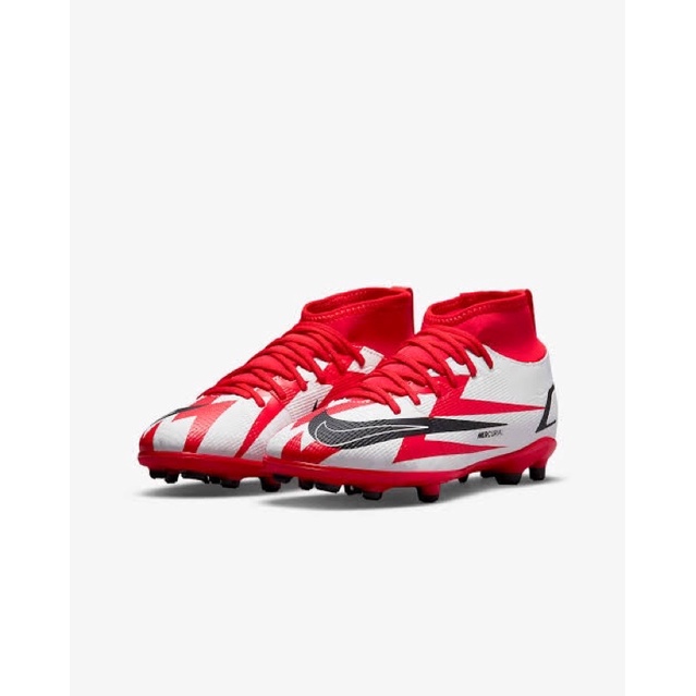Sepatu Bola Anak [SE CR7] - Nike JR Mercurial Superfly 8 Club CR7 FG Chili Red - Original 1000% BNIB