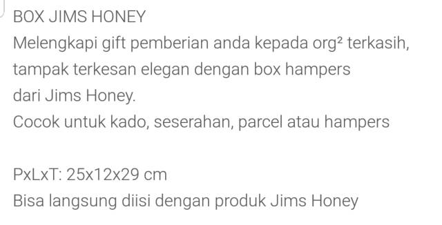 Gift box jimshoney