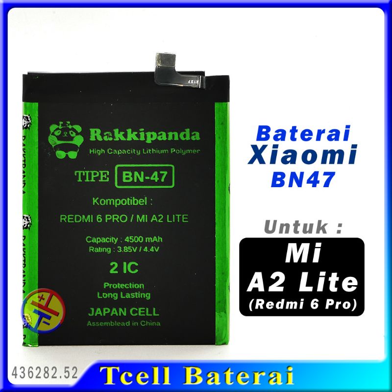 Baterai XIAOMI Mi A2 Lite BN47 Rakkipanda