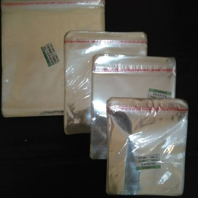 

plastik OPP Seal 10x10