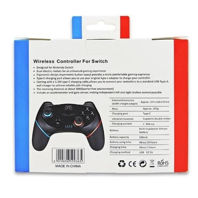 switch pro controller battery capacity