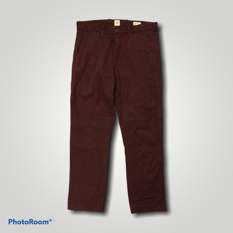 celana chino Gap kelas second maroon