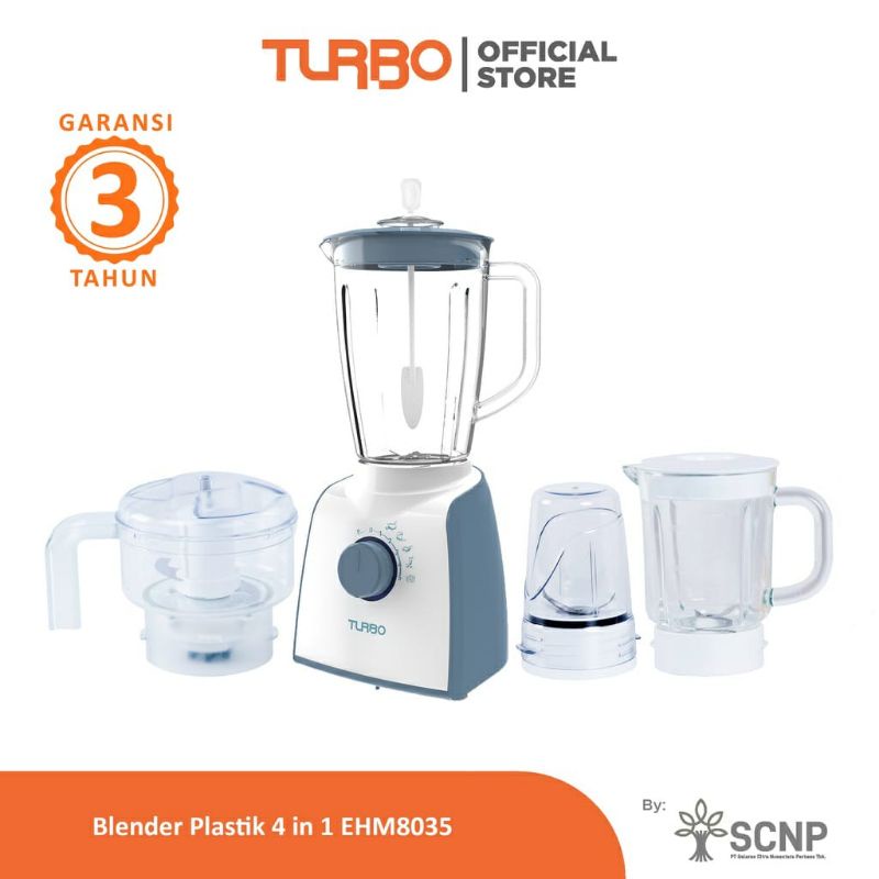 TURBO NEW Blender Plastik  - EHM8035 4 in 1