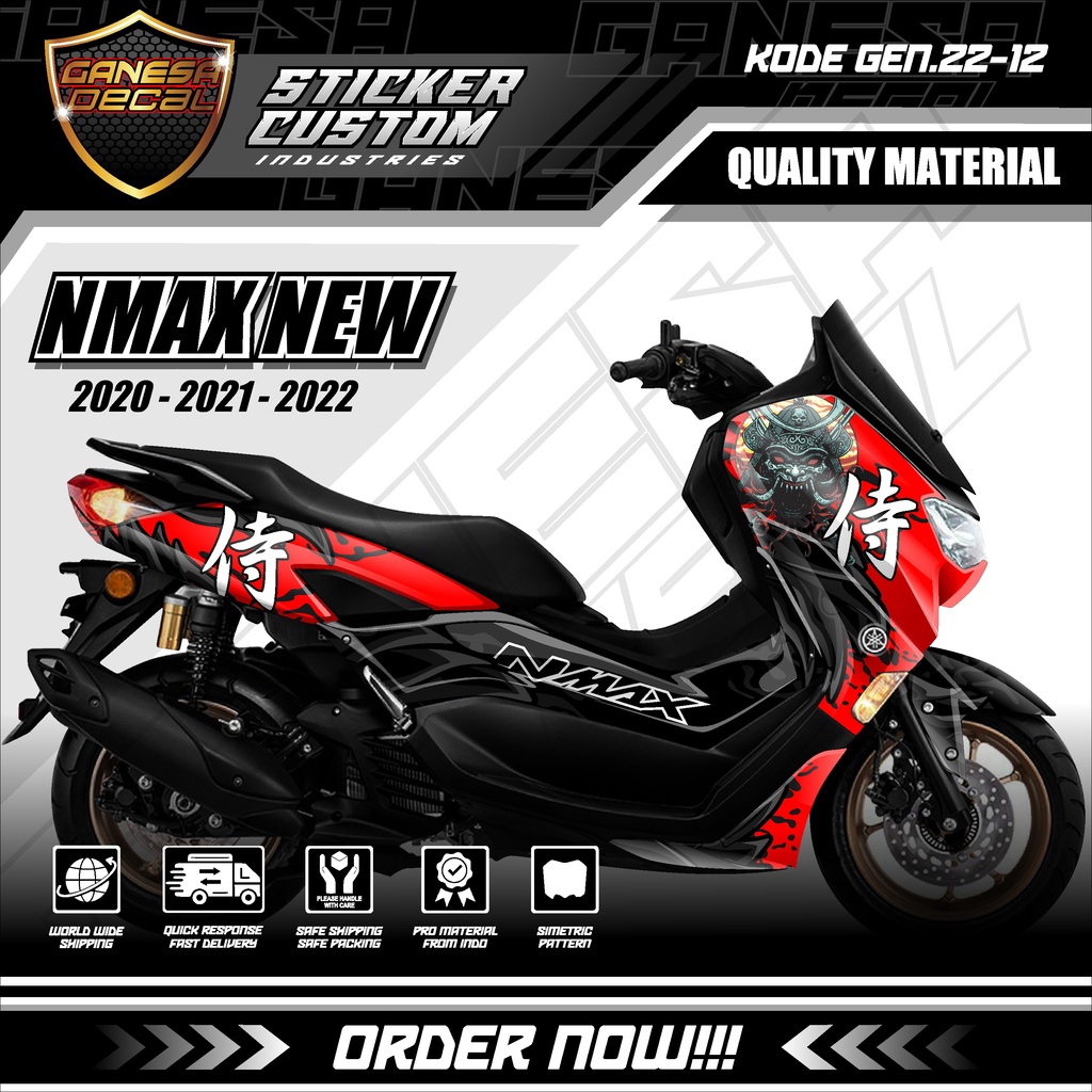 Decal Sticker Dekal Stiker Motor Yamaha New Nmax 2020 - 2021 - 2022 Facelift ABS - non ABS Fullbody 