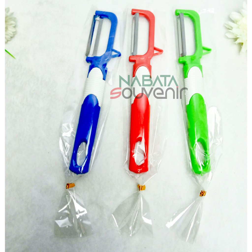 

Souvenir Pisau Kupas Buah Free Pita dan Kemas Plastik