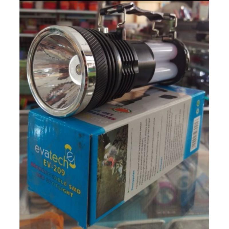 LAMPU SENTER EVATECH EV-209 DOUBLE LAMPU