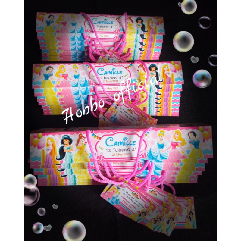 Pakai THANKS CARD - Label Tas label Jajan Ultah Murah - Tas Plastik Ulang Tahun Custom-6