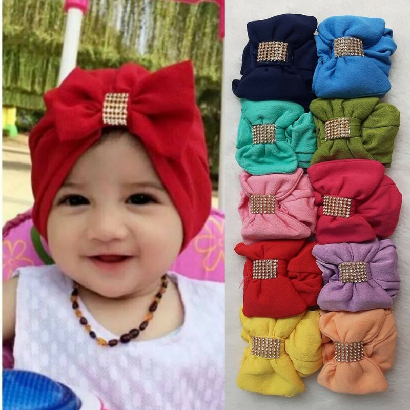 Turban bayi diamond/turban bayi lucu
