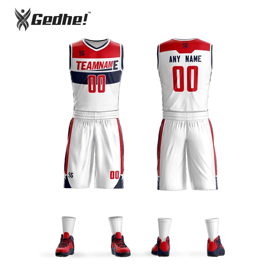 Jersey Basket Custom Full Printing (Free Design/Bisa pakai Design sendiri)