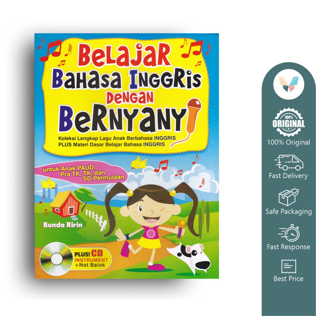 Buku Belajar Bahasa Inggris Dengan Bernyanyi Shopee Indonesia