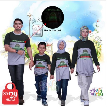 Baju kaos couple family Baju keluarga  kaos muslim keluarga