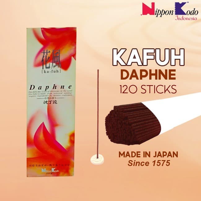 Dupa/Hio Jepang wangi aromaterapi nippon kodo Ka-fuh Daphne120 Stick