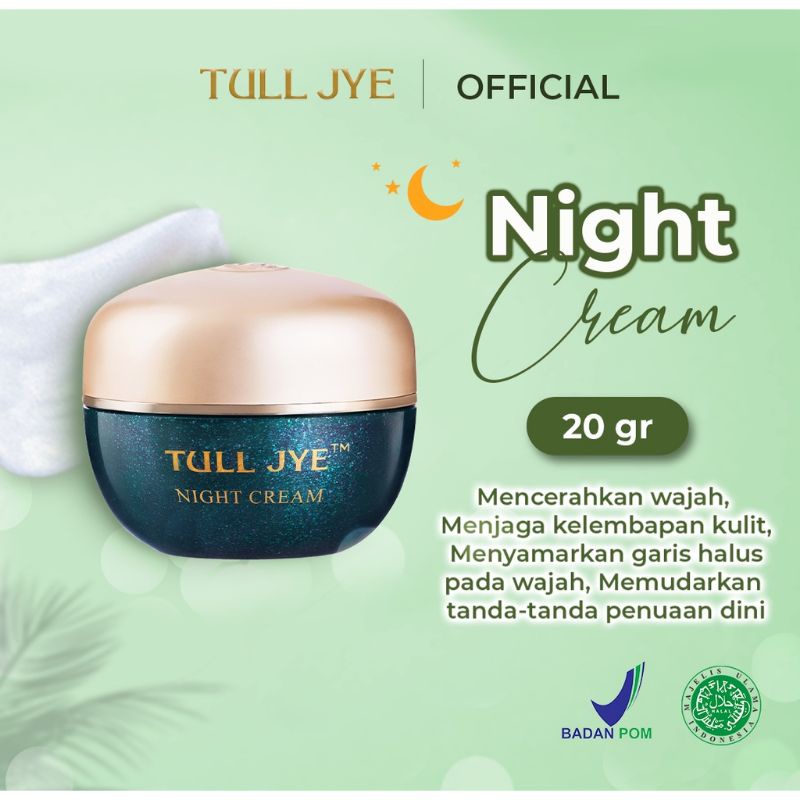 Jual Tull Jye Night Cream 20gr (Big B Hijau) (Cream Malam) Shopee