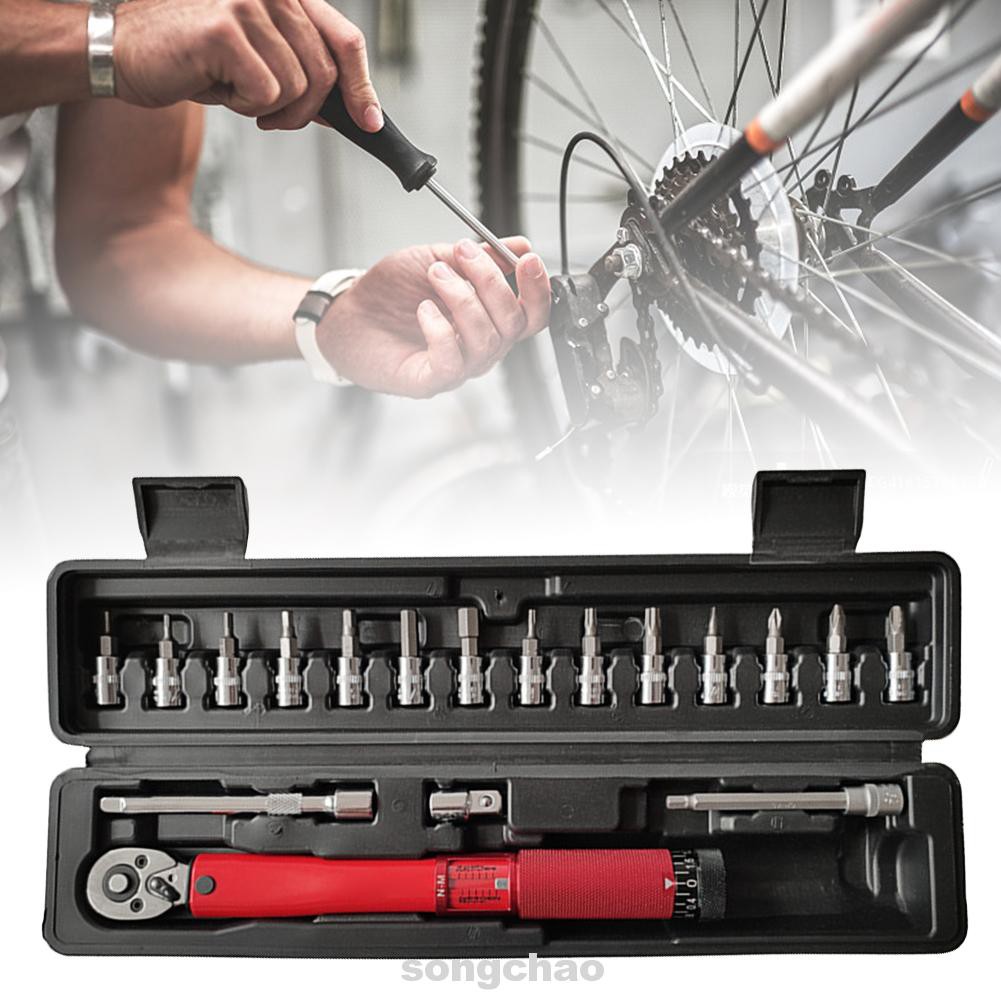 18pcs Tools Motorcycle Portable Maintenance Torque Wrench Set Shopee Indonesia