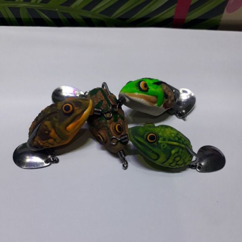 Umpan Casting Soft Frog Gamma Lure 3,5 cm