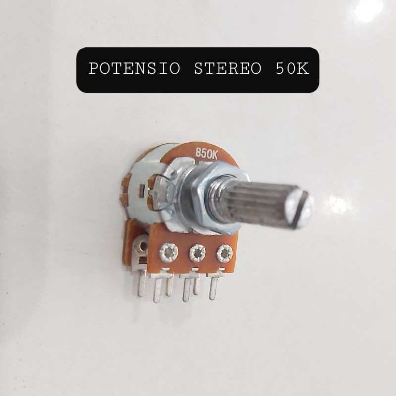 POTENSIO STEREO 50K POTENSIOMETER LINEAR