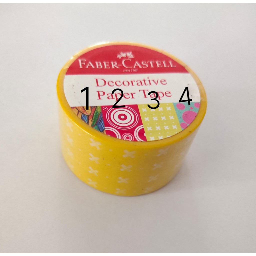 

FABER CASTELL Decorative Paper Tape size. 2,37cm x 500cm