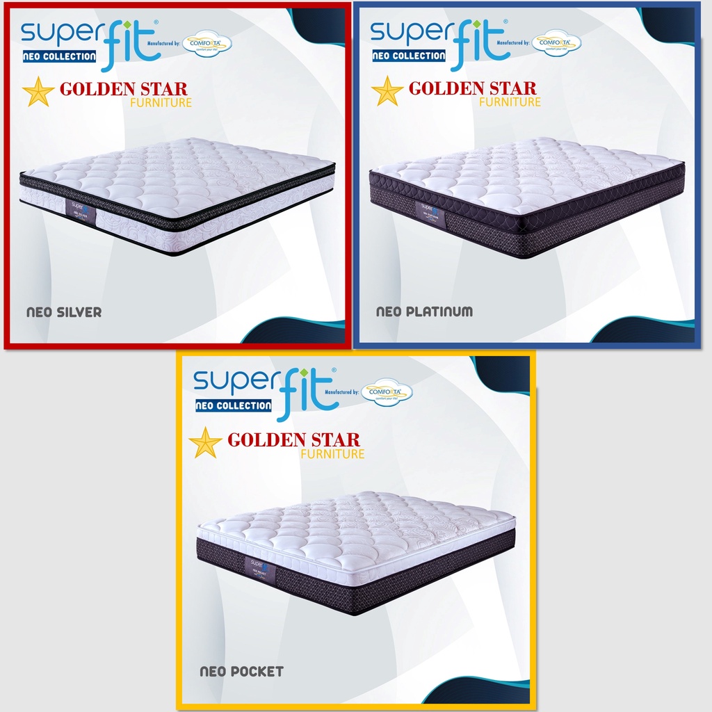 Kasur Matras Comforta Superfit Spring Bed 140 springbed 140x200
