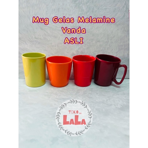 Gelas Mug Melamine Melamin TEBAL Vanda Maspion