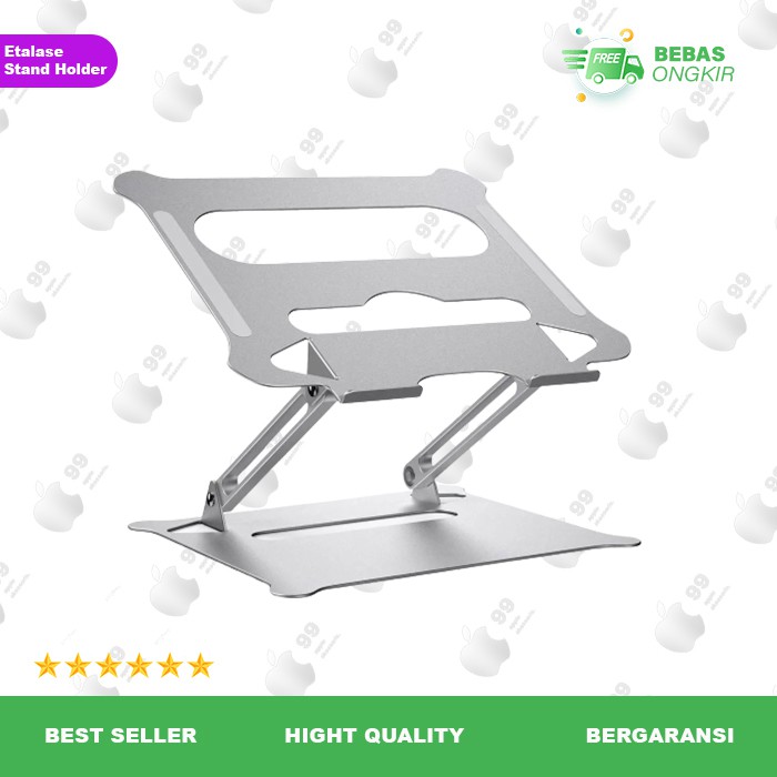 Laptop Stand Aluminium Foldable Adjustable 11-17 Inch Setara Nilkin