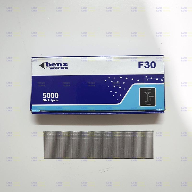 Isi Mesin Staples Paku Tembak Lurus Mata Gun Air Nailer F30/Refil Paku Tembak Lurus Air Nailer Gun F