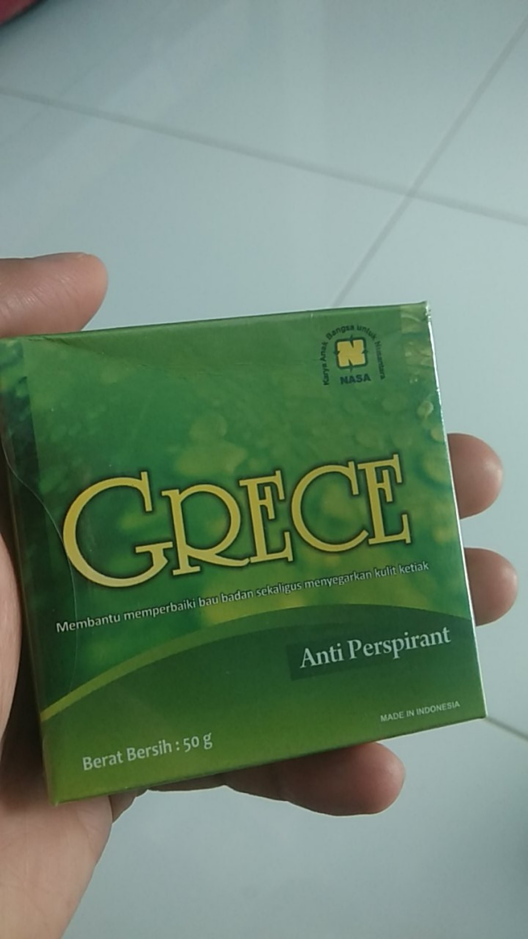 Sabun Greece Nasa Original Sabun Penhilang Bau Badan Sabun Kutu Air Sabun Gatal-gatal Sabun Panu