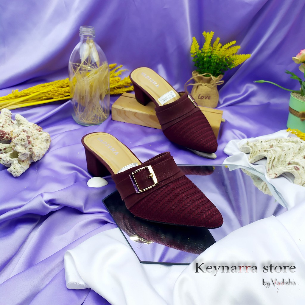 keynarra Best Quality Heels Pump Whit 5 Cm vania IN-02