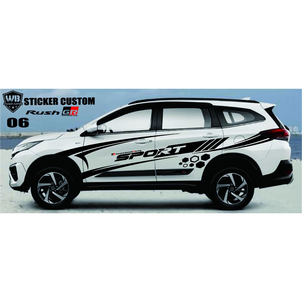 Stiker mobil agya ayka stiker keren