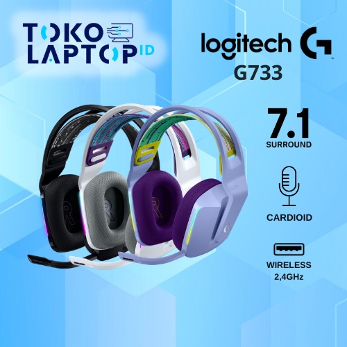 Logitech G733 Lightspeed Wireless 7.1 Gaming Headset