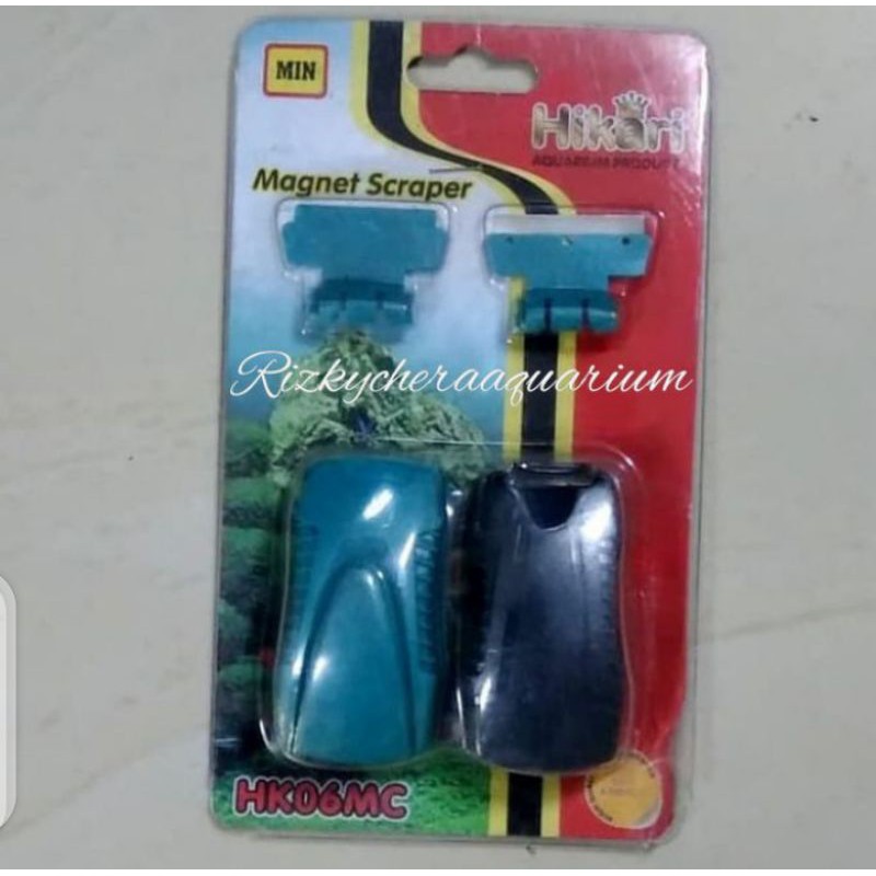 Pembersin kaca Aquarium Magnet scraper Hikari HK06MC