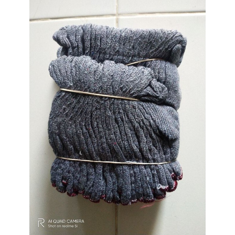 Sarung Tangan Benang 5 Abu Abu (bisa COD)