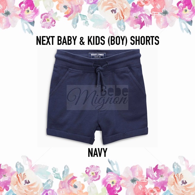 navy blue boy shorts swimwear