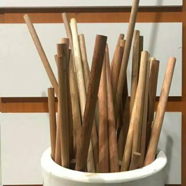 Kayu macrame dowel kayu ramin bulat