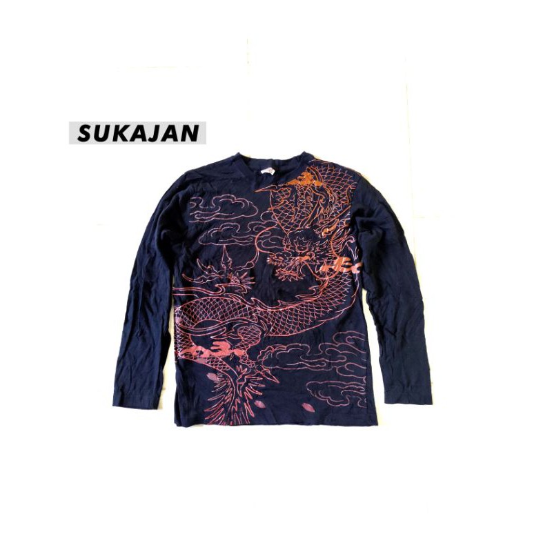 Kaos Sukajan Red Dragon