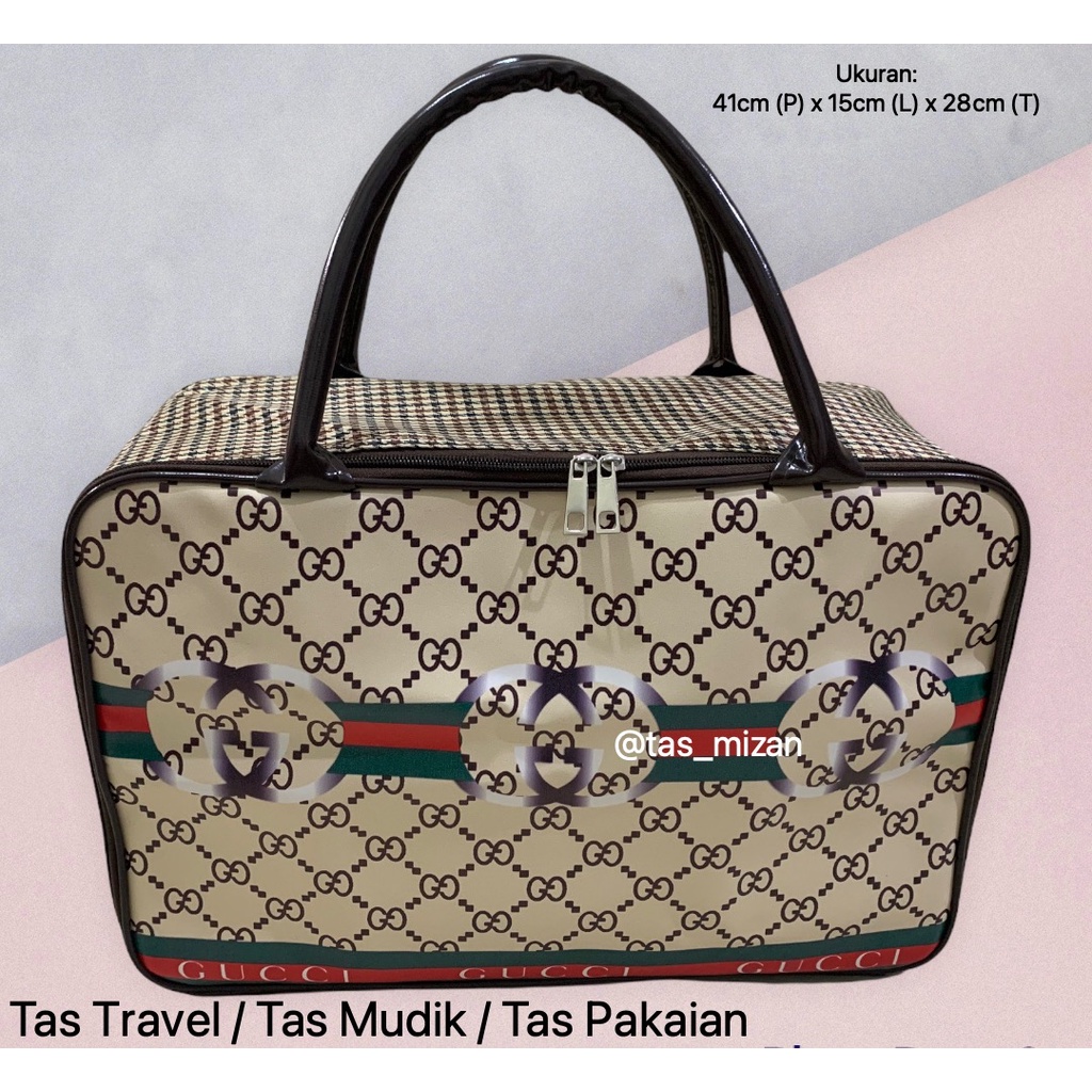 Tas Travel Tas Jinjing Tas Pakaian Tas Mudik Pulang Kampung Motif
