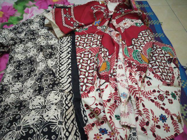 Blouse 129 Cx#, Blouse Batik Ukuran Super Jumbo Sampai Xxxl, Atas Batik Kantor Big Size, Grosir