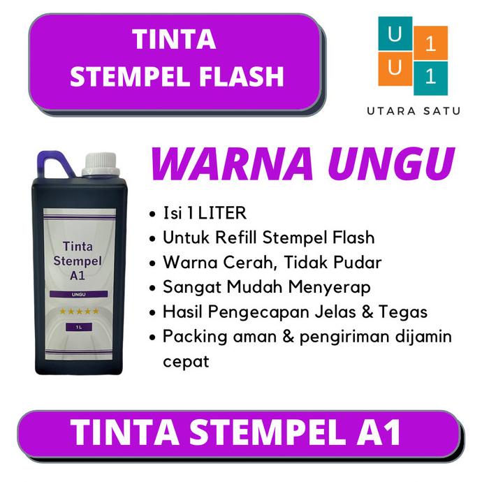 

Tinta Stempel Flash Warna Ungu Violet 1 Liter