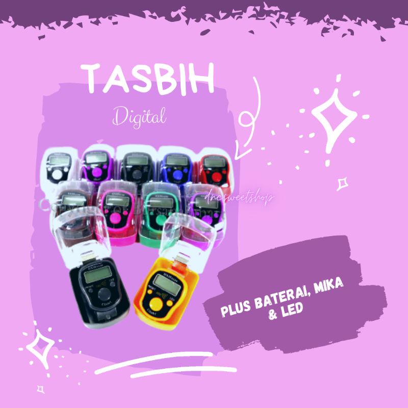 TASBIH DZIKIR DIGITAL COUNTER LED FINGER