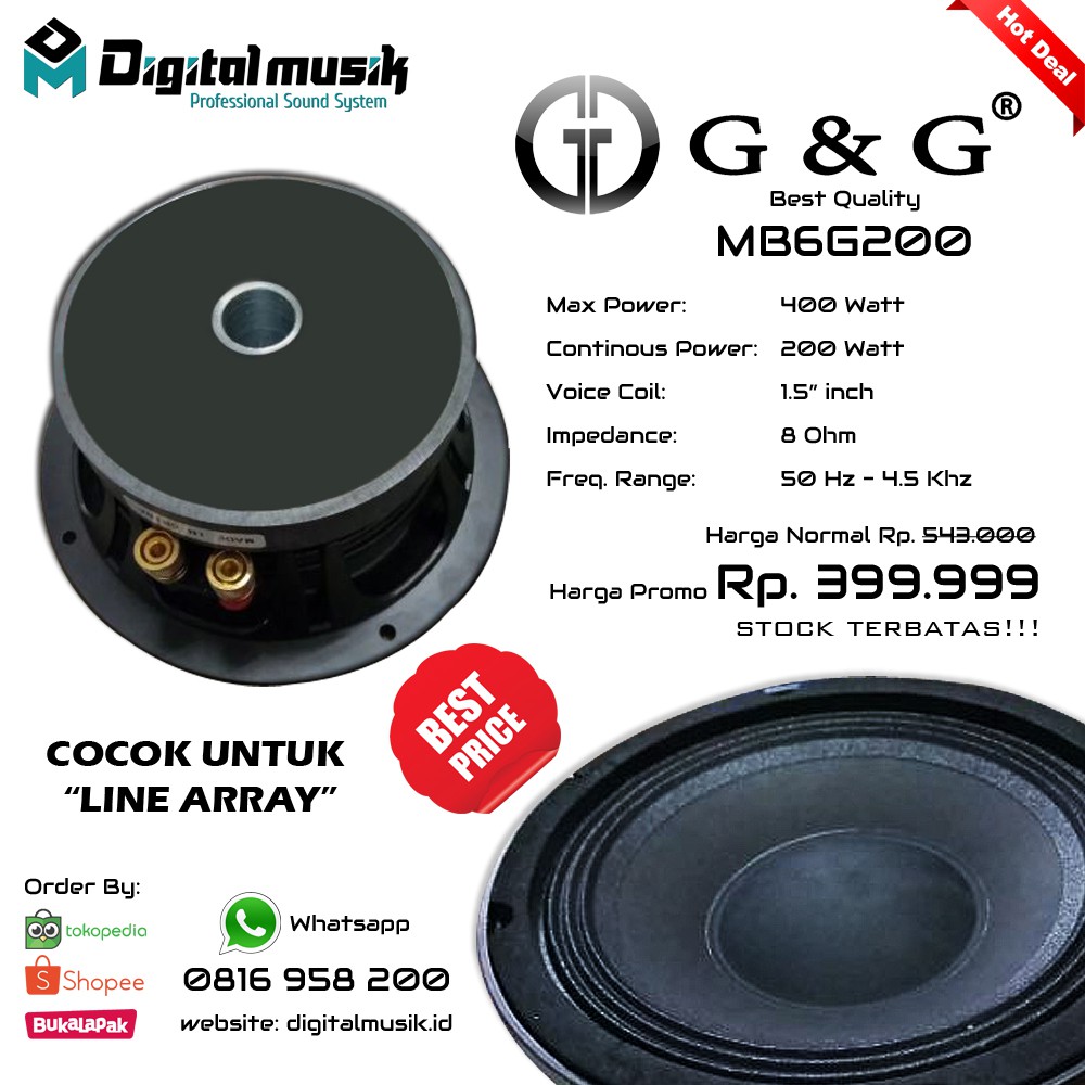 speaker rcf 6 inch