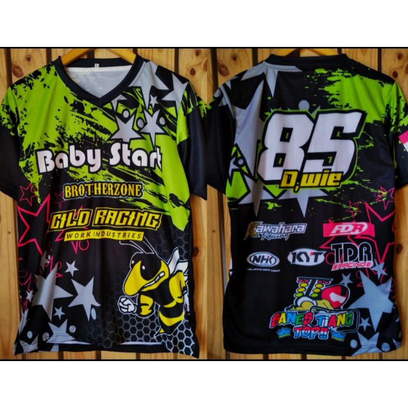 JERSEY RACING GAMING VOLLY FUTSAL FULL PRINTING KEREN CUSTOM DESAIN MURAH