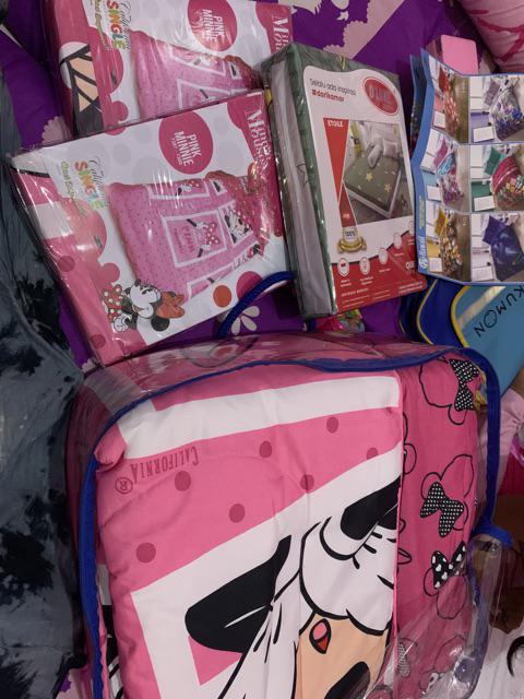 Bedcover + Sprei 120x200 California Motif Frozen Ii / Pink Forest Spirit - Single 120 Dewasa Bc