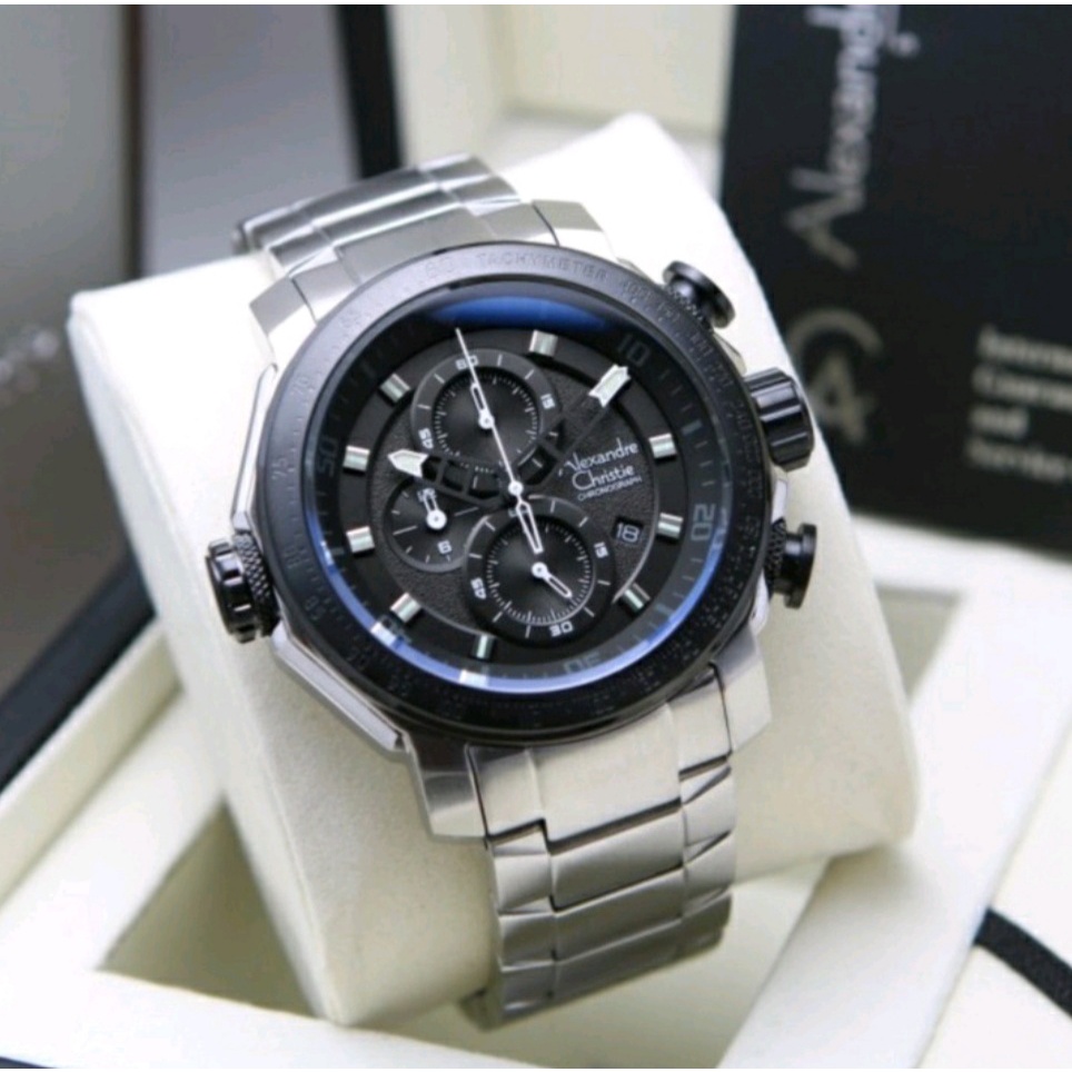 Alexandre Christie Ac 6565 / ac6565 Jam Tangan Pria Original ,Dia 4,6 Cm