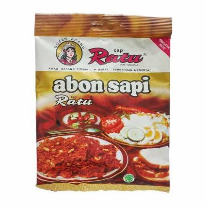 

abon sapi cap ratu asli 90 gram